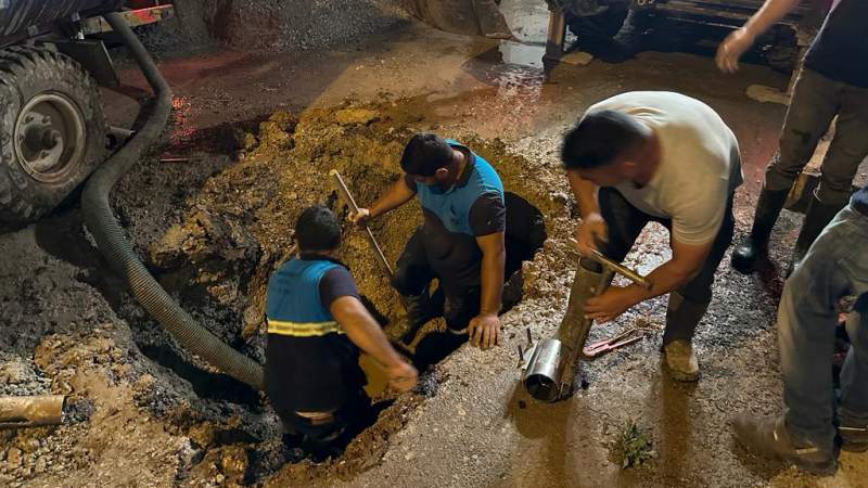 MASKİ’den Akhisar’da Ana Boru Arızasına Anında Müdahale