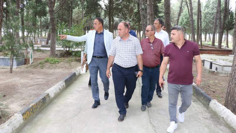 Saruhanlı Mezarlıkları Büyükşehir’le Güvenli Hale Geliyor