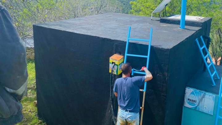 Soma Boncuklu’da İçme Suyu Deposunun Bakım Onarımı Yapıldı