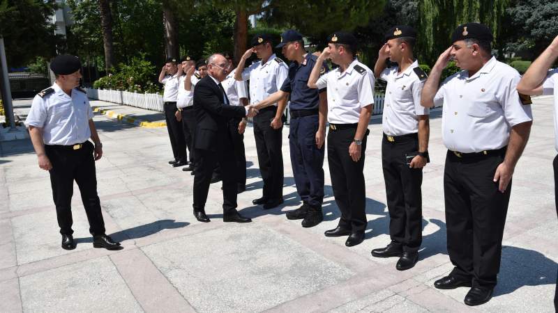 Vali Karadeniz’den İl Jandarma Komutanlığı’na Ziyaret