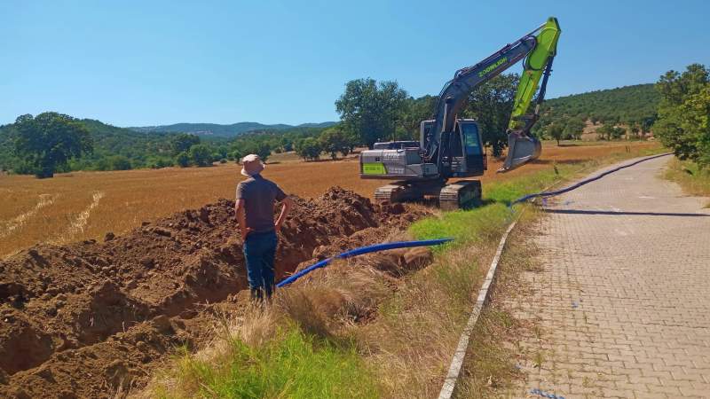 Yeşildere Mahallesinde İçme Suyu Terfi Hattı Çalışması Yapıldı