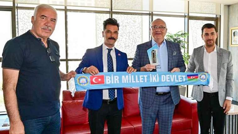 Azerbaycan Derneğinden Başkan Ergün’e Ziyaret