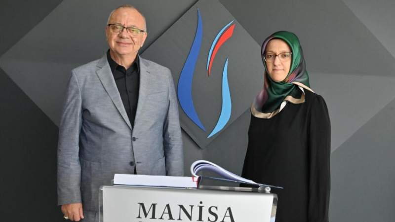 BAŞKAN ERGÜN'DEN, MANİSA CBÜ REKTÖRÜNE ZİYARET