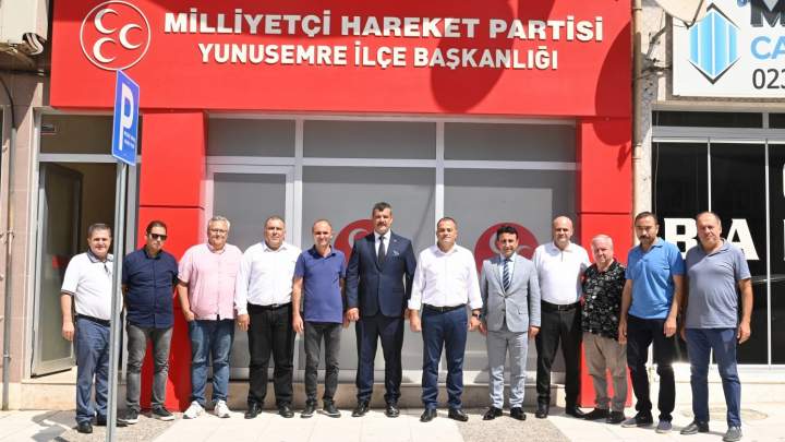 Genel Müdür Aslay’dan MHP Yunusemre Teşkilatı’na Ziyaret