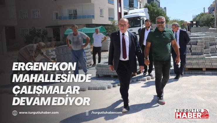 Ergenekon Mahallesinde Çalışmalar Devam Ediyor