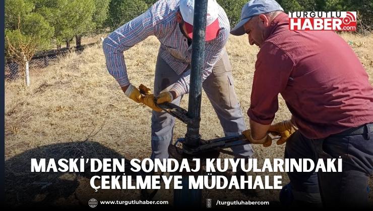 MASKİ’den Sondaj Kuyularındaki Çekilmeye Müdahale