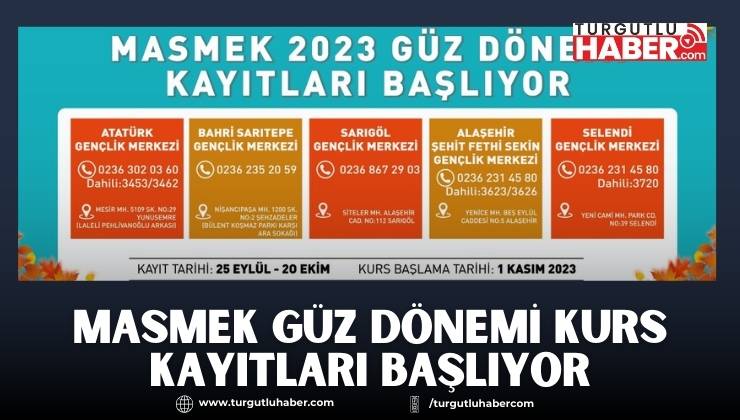 MASMEK Güz Dönemi Kurs Kayıtları Başlıyor