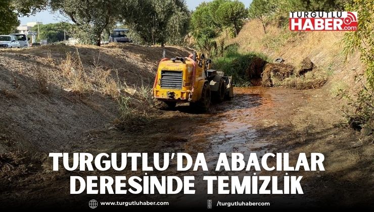 Turgutlu’da Abacılar Deresinde Temizlik