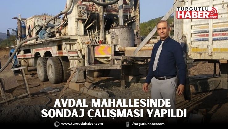 Avdal Mahallesinde Sondaj Çalışması Yapıldı
