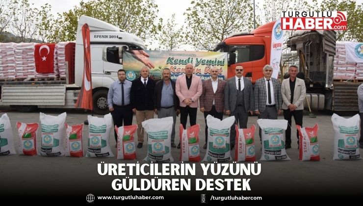 Büyükşehir’den Manisa’nın Bereketli Topraklarında Üreticilerin Yüzünü Güldüren Destek