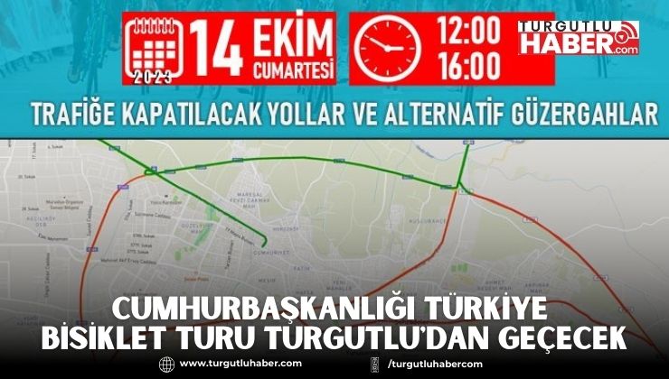 Cumhurbaşkanlığı Türkiye Bisiklet Turu Turgutlu'dan Geçecek