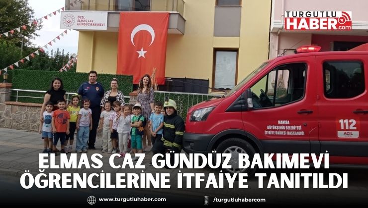 Elmas Caz Gündüz Bakımevi öğrencilerine itfaiye birimi tanıtıldı