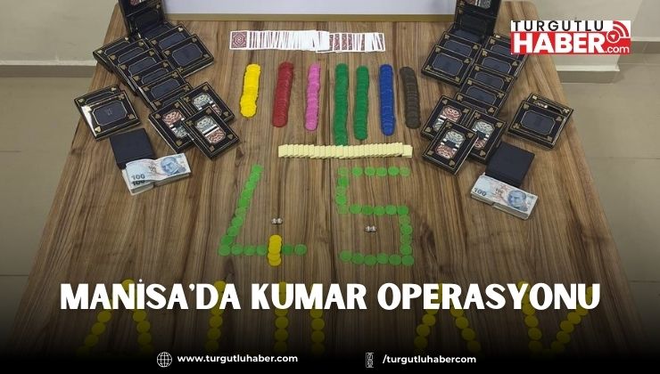Manisa'da Kumar Operasyonu