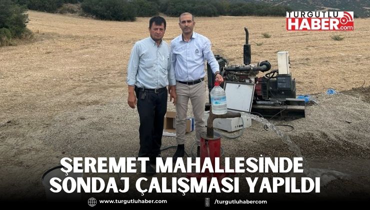 Şeremet Mahallesinde Sondaj Çalışması Yapıldı
