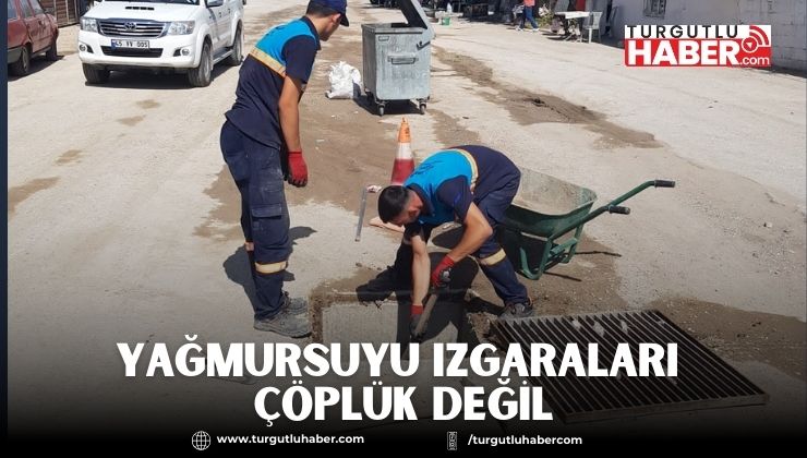 Yağmursuyu Izgaraları Çöplük Değil