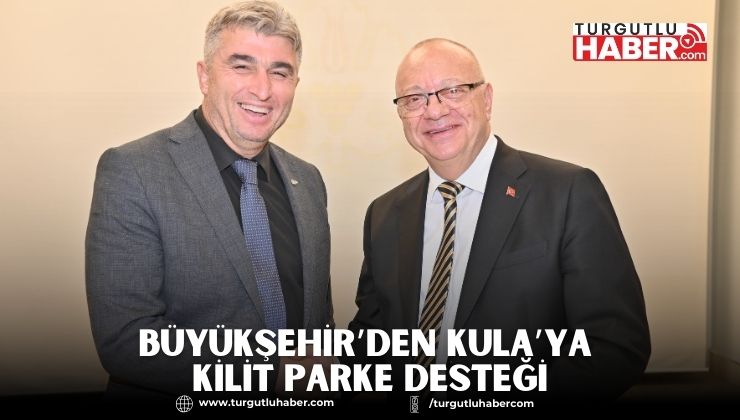 Büyükşehir’den Kula’ya Kilit Parke Desteği