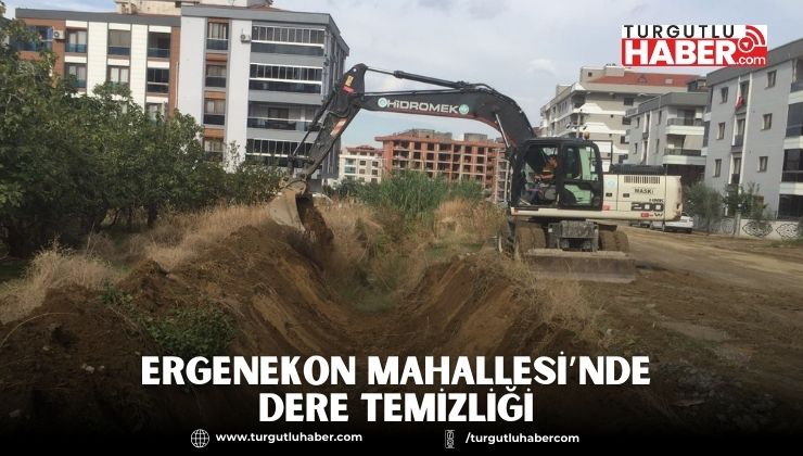 Ergenekon Mahallesi’nde Dere Temizliği