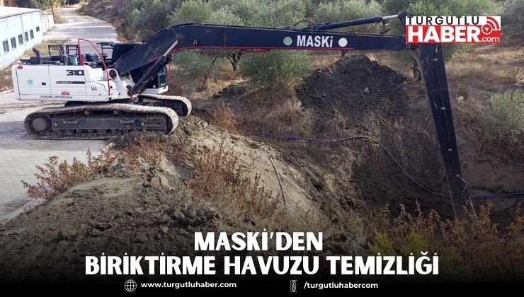 MASKİ’den Uncubozköy Mahallesi’nde Biriktirme Havuzu Temizliği