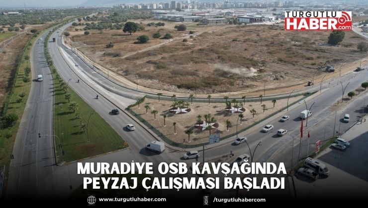 Muradiye OSB Kavşağında Peyzaj Çalışması Başladı