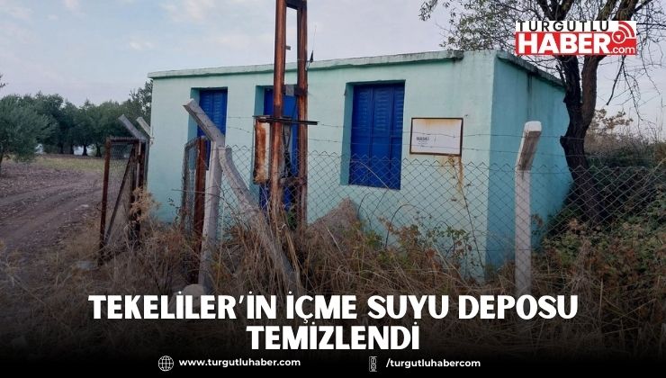 Tekeliler’in İçme Suyu Deposu Temizlendi