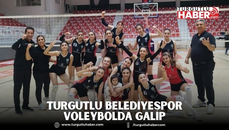 Turgutlu Belediyespor Voleybolda Galip