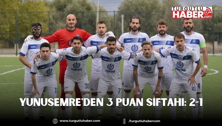 YUNUSEMRE'DEN 3 PUAN SİFTAHI: 2-1