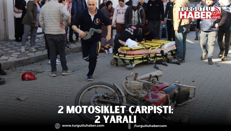 2 Motosiklet Çarpıştı; 2 Yaralı