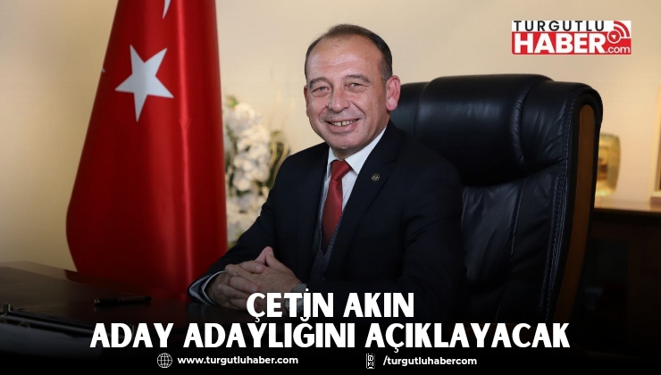 Çetin Akın Aday Adaylığı Başvurusunu Yapıyor