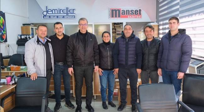 Ak Parti Turgutlu belediye başkan aday adayı Kazım Dilek'ten Turgutlu Manşet Gazetesi'ne ziyaret 