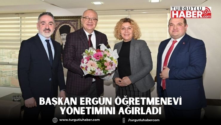 Başkan Ergün Öğretmenevi Yönetimini Ağırladı
