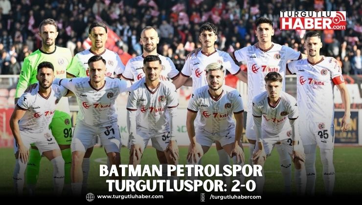 Batman Petrolspor - Turgutluspor: 2-0