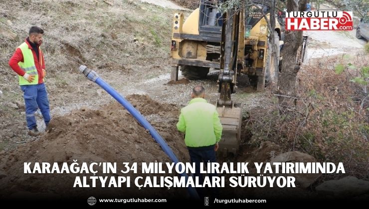 Karaağaç’ın 34 Milyon Liralık Yatırımında Altyapı Çalışmaları Sürüyor