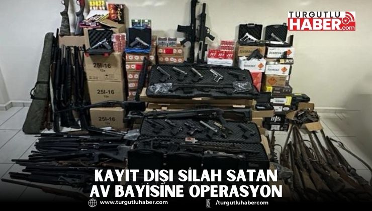 Kayıt Dışı Silah Satan Av Bayisine Operasyon