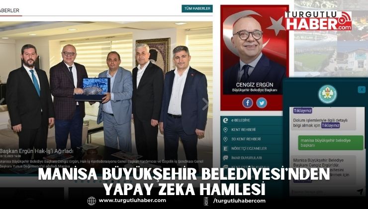 Manisa Büyükşehir Belediyesi'nden Yapay Zeka Hamlesi