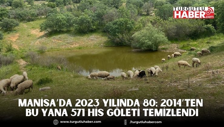 Manisa’da 2023 Yılında 80; 2014’ten Bu Yana 571 HİS Göleti Temizlendi