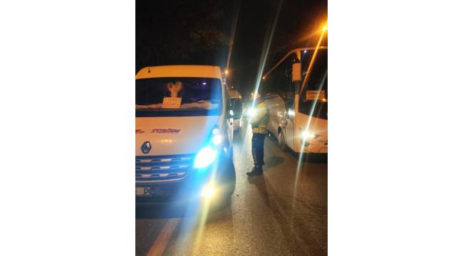 Manisa'da 7 araç trafikten men edildi