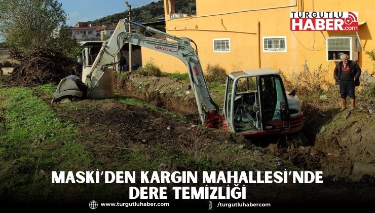 MASKİ’den Kargın Mahallesi’nde Dere Temizliği
