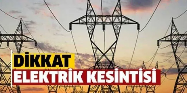 25 Aralık’ta Manisa’da Elektrik Kesintisi Yapılacak