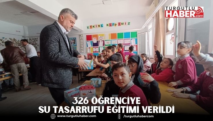 Sarıgöl’de 326 Öğrenciye Su Tasarrufu Eğitimi Verildi