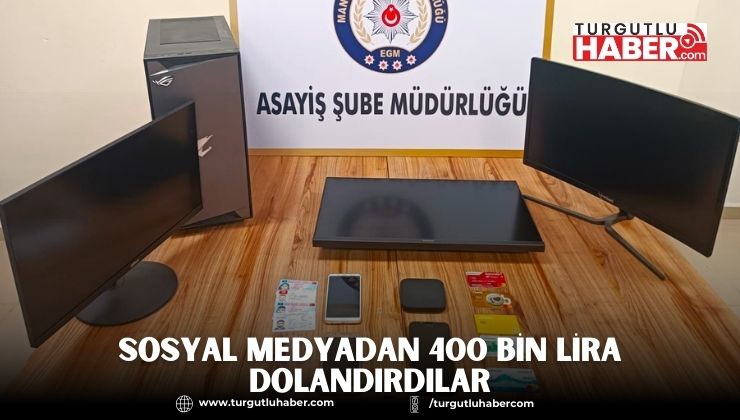 Sosyal Medyadan 400 Bin Lira Dolandırdılar