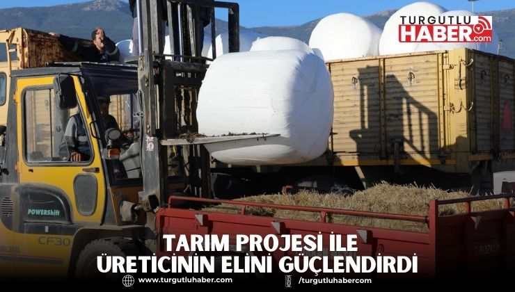 TARIM PROJESİ İLE ÜRETİCİNİN ELİNİ GÜÇLENDİRDİ