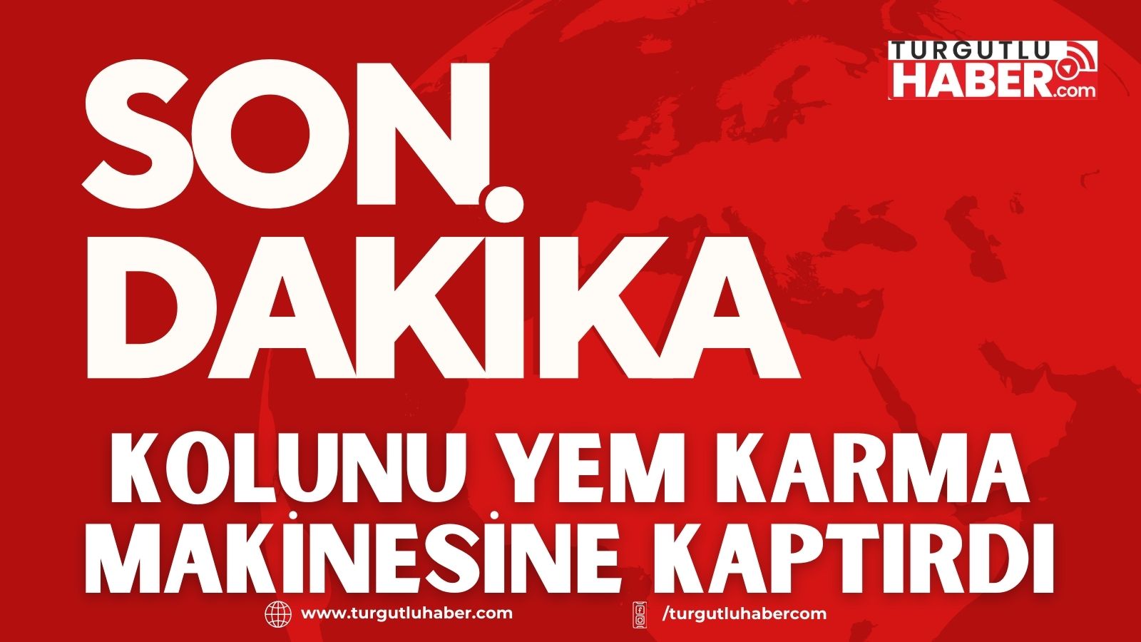 Turgutlu'da 1 Kişi Kolunu yem karma makinesine kaptırdı