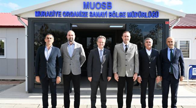Vali Ünlü, Muradiye OSB Müdürlüğü'nü Ziyaret Etti