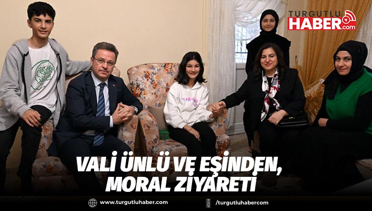 Vali Ünlü ve Eşinden, Moral Ziyareti