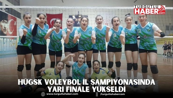 HÜGSK Voleybol İl Şampiyonasında Yarı Finale Yükseldi