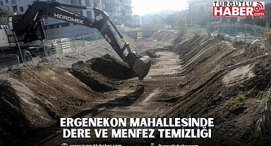 Ergenekon Mahallesinde Dere ve Menfez Temizliği