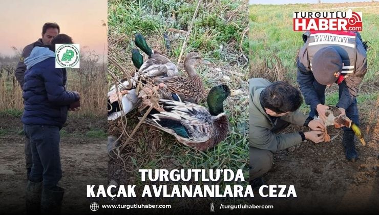Turgutlu'da Kaçak Avlananlara Ceza