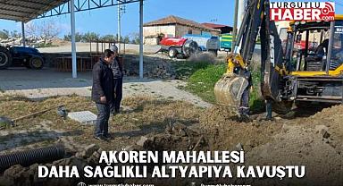 Akören Mahallesi Daha Sağlıklı Altyapıya Kavuştu