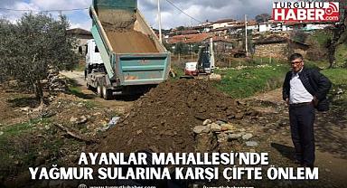 Ayanlar Mahallesi’nde Yağmur Sularına Karşı Çifte Önlem