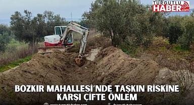 Bozkır Mahallesi’nde Taşkın Riskine Karşı Çifte Önlem